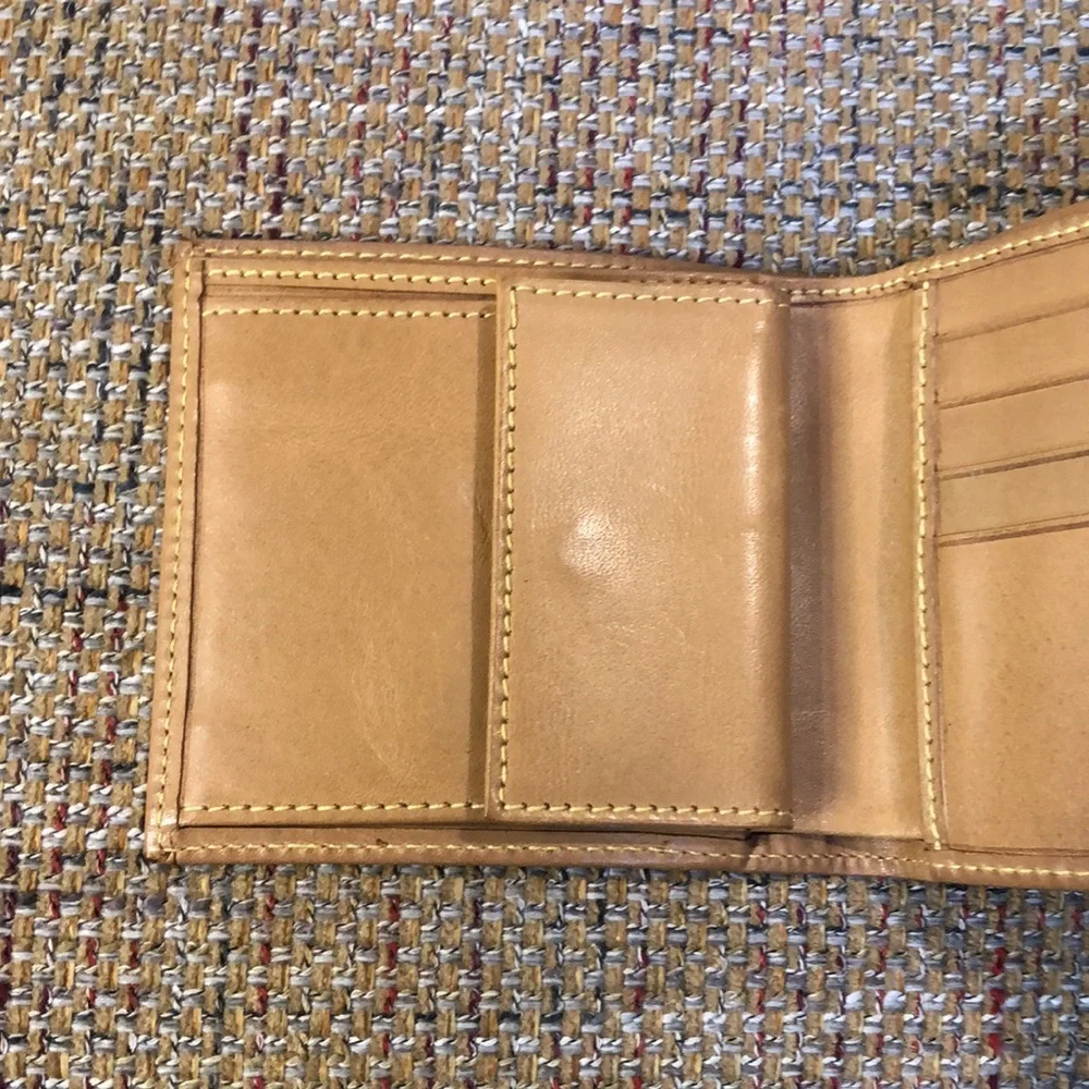 ETRO Milano Red Paisley NIB Coated Canvas Vachetta Bifold Wallet